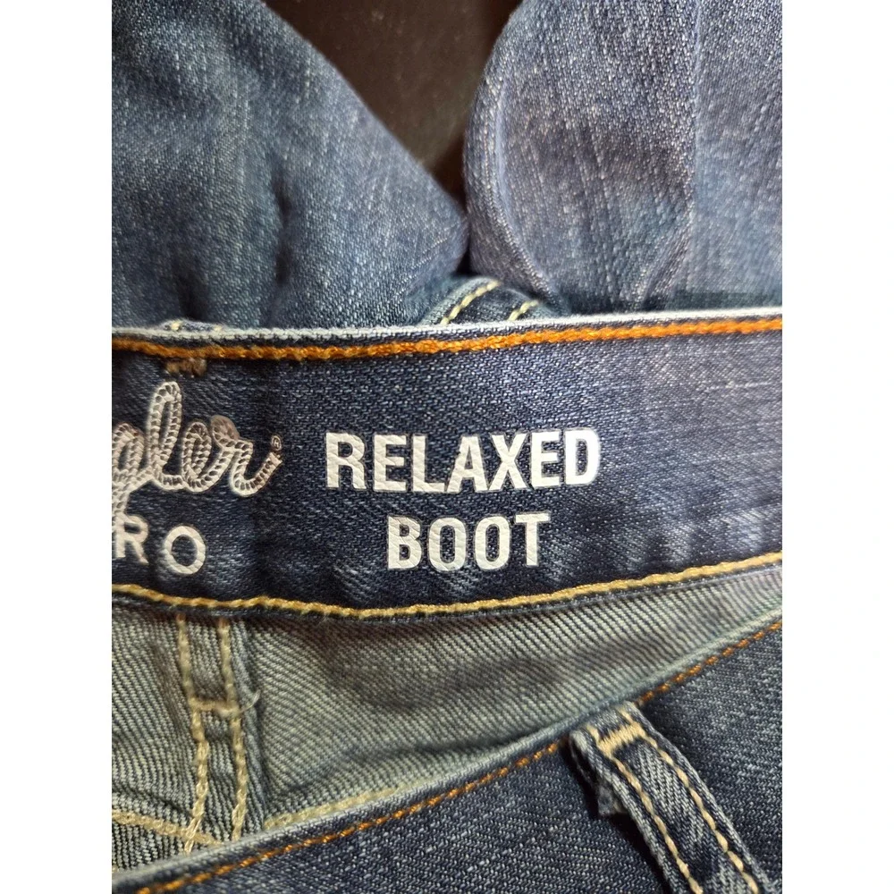 Wrangler Retro Relaxed Bootcut Jeans Mens 38x30 Medium Wash Denim Western
